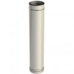 1 mt Chaminé de Inox 304 Parede Simples D.80