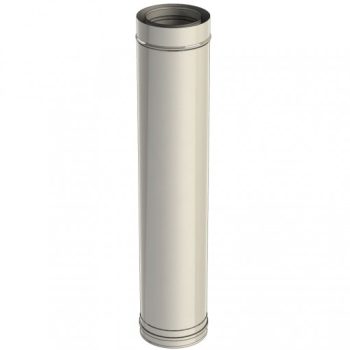 1 mt Chaminé de Inox 304 Parede Simples D.80