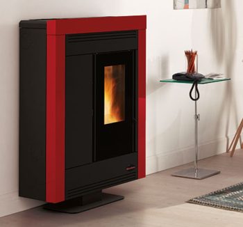 Salamandra a pellets Souvenir Steel (canalizável)